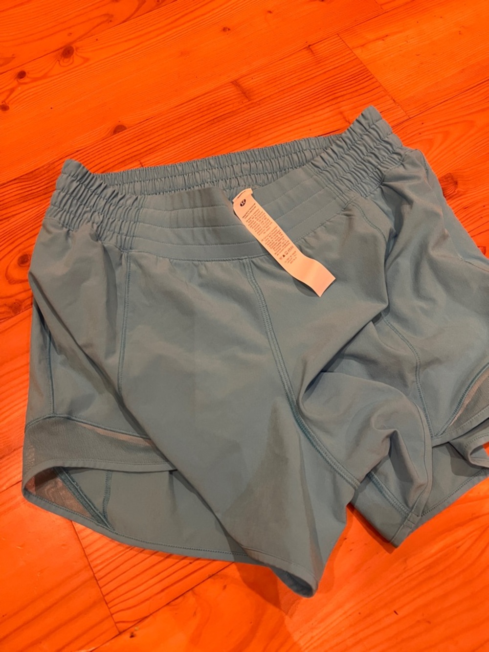 lululemon athletica Light Blue Women's Athletic Shorts , only wore once !!